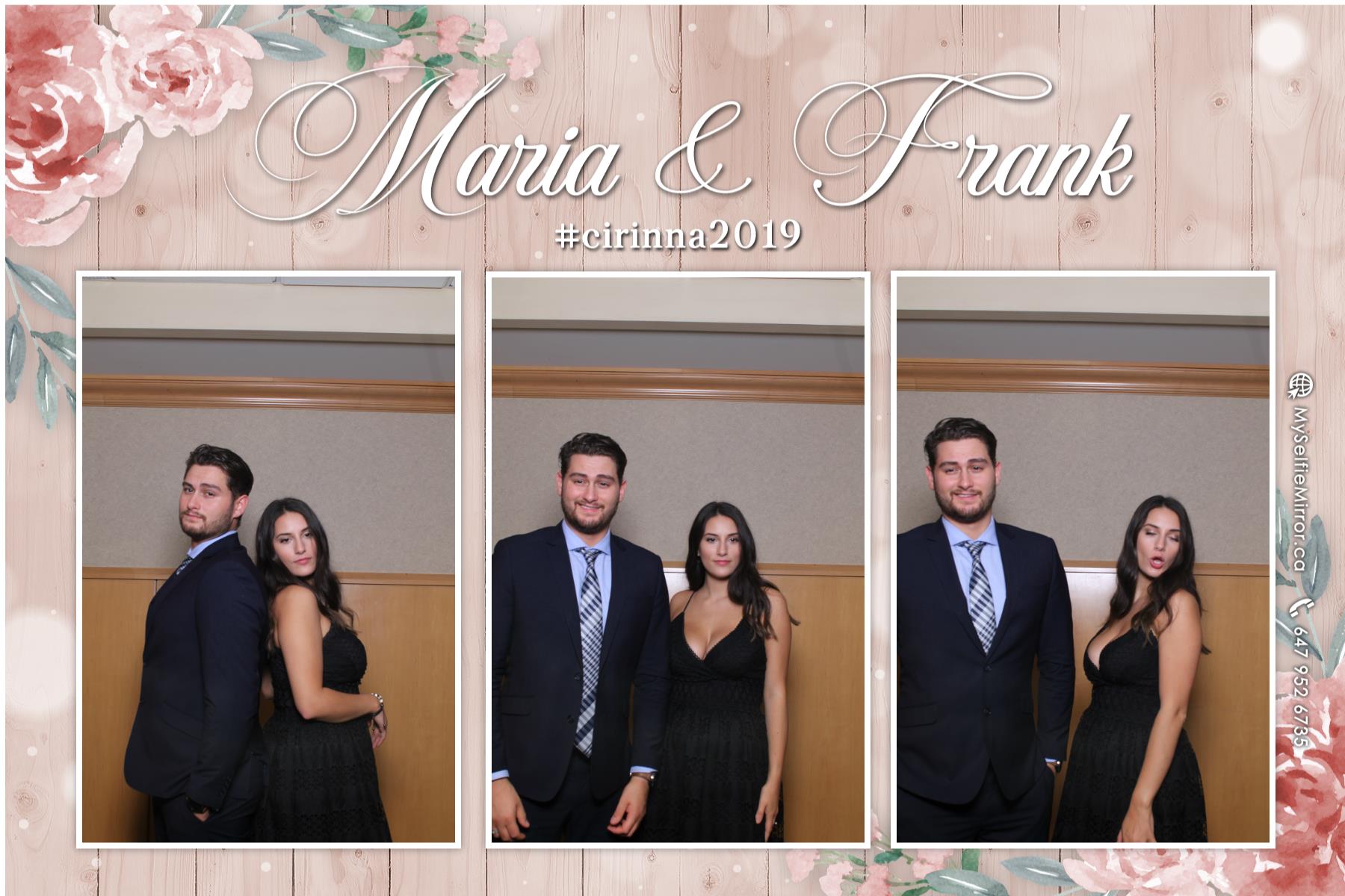 Wedding of Frank and Maria  | View more photos from the event at gallery.myselfiemirror.ca/u/romanmyselfiemirrorca/Wedding-of-Frank-and-Maria